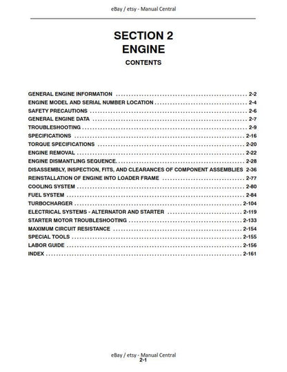 New Holland - Skid Steer L565 LX565 LX665 - Workshop Service Repair Manual