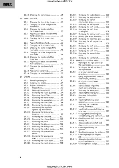 KTM 2018 - 450 Sx-f Xc-f - Service Workshop Repair Manual