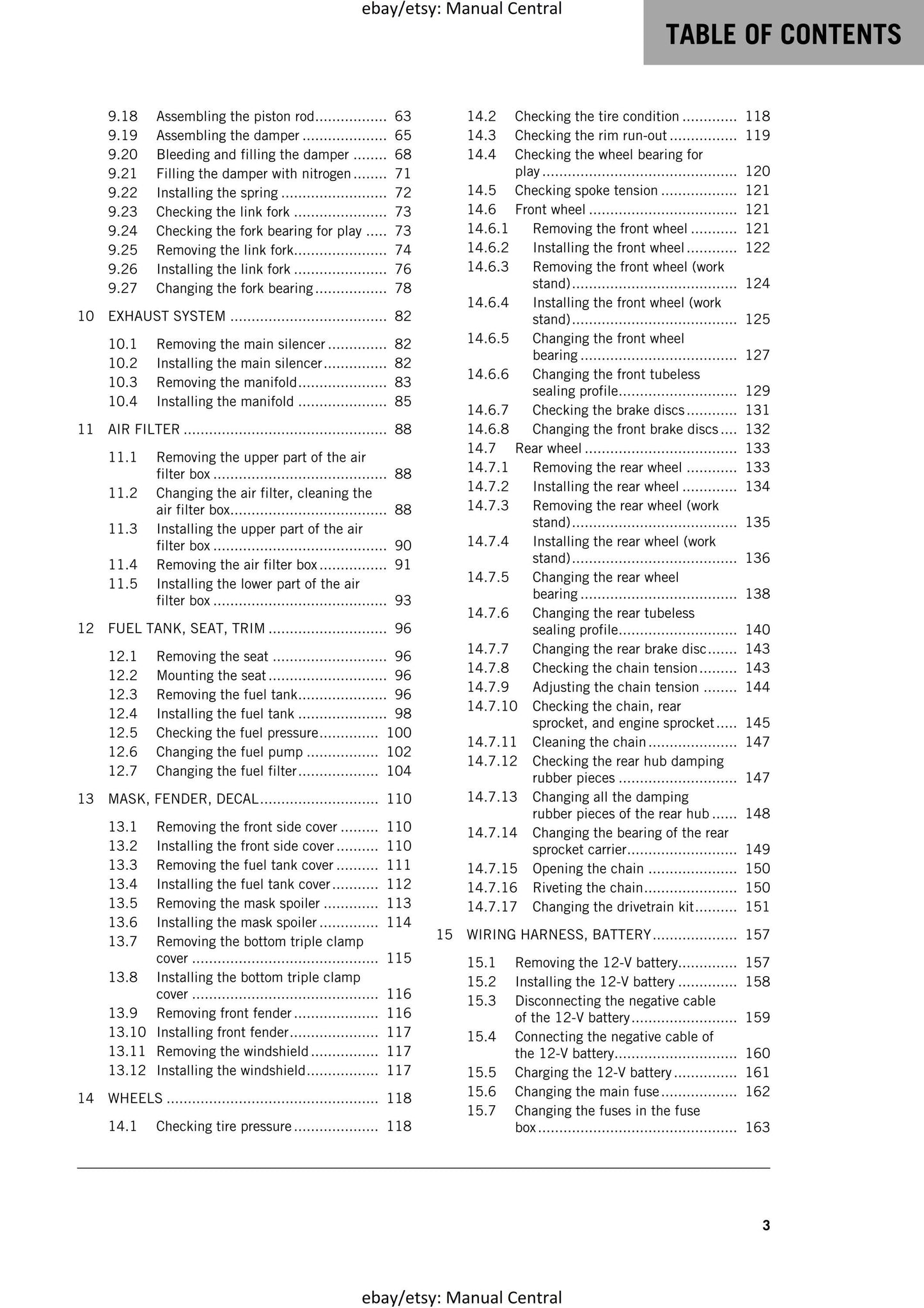 KTM 2017 - 1090 Adventure R - Service Workshop Repair Manual