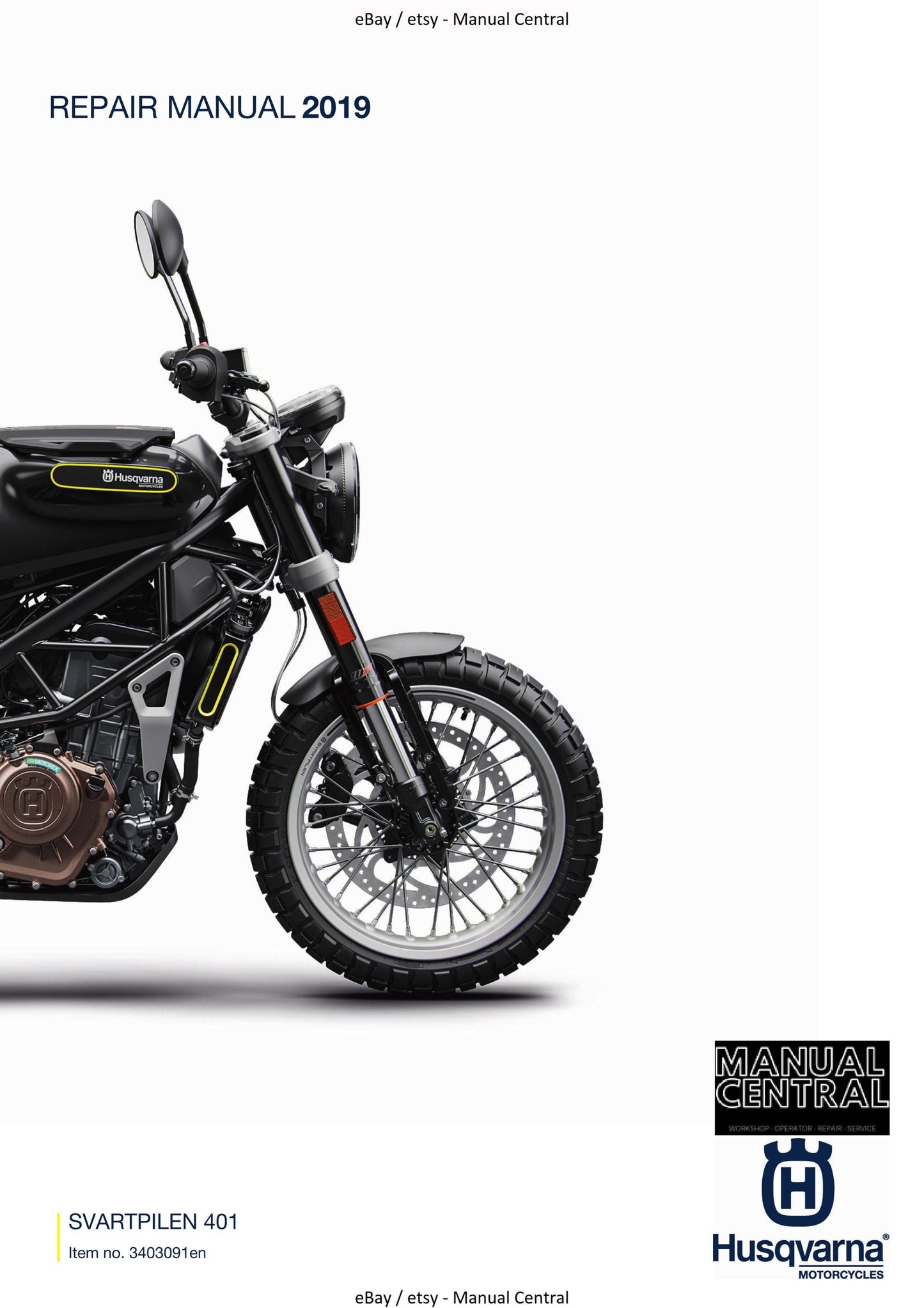 Husqvarna 2019 - Svartpilen 401 - Workshop Service Repair Manual