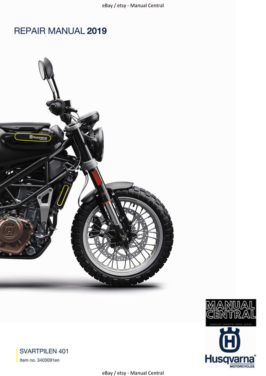Husqvarna 2019 - Svartpilen 401 - Workshop Service Repair Manual