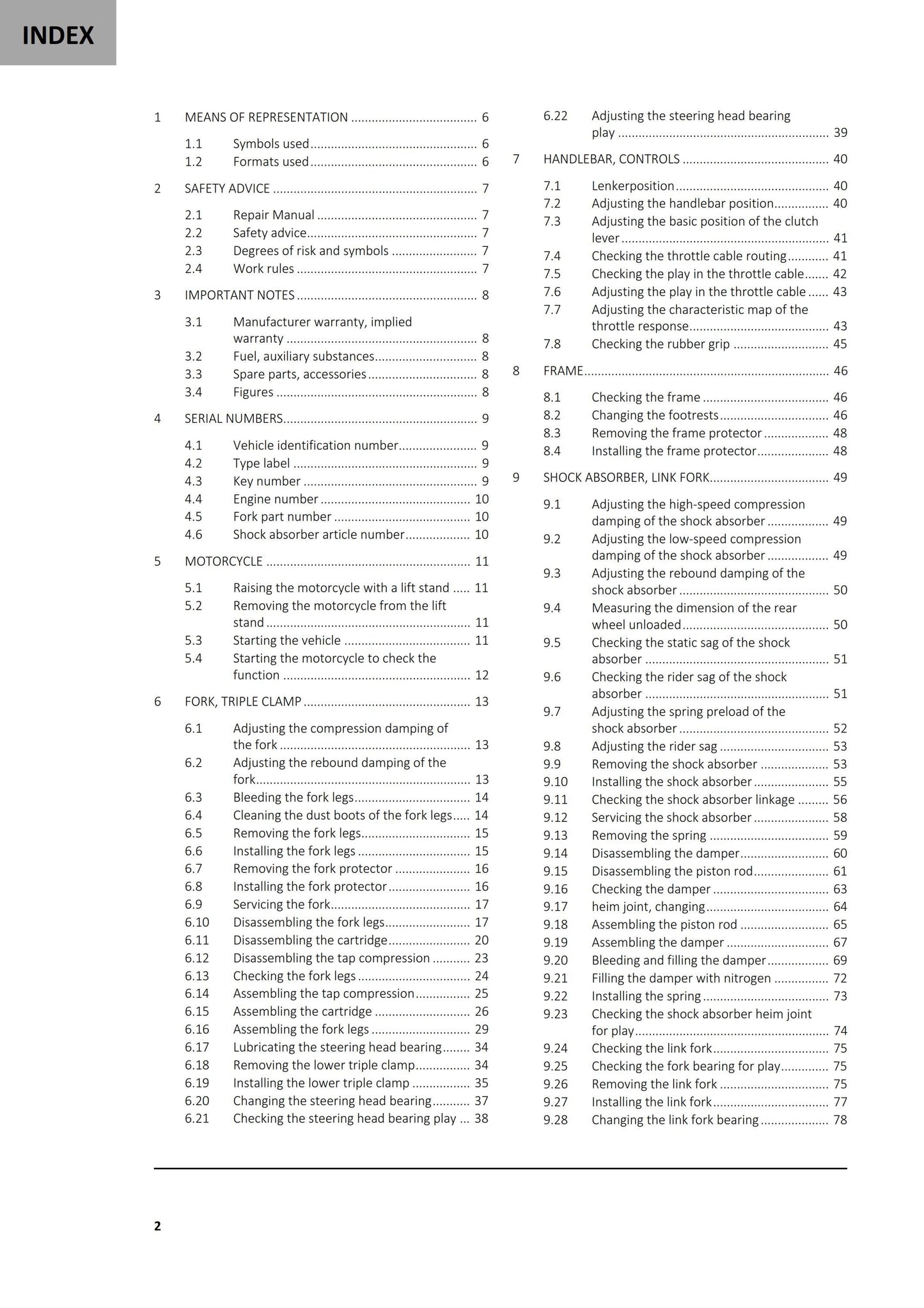 GasGas 2024 - ES 350F ES 350 - Service Workshop Repair Manual