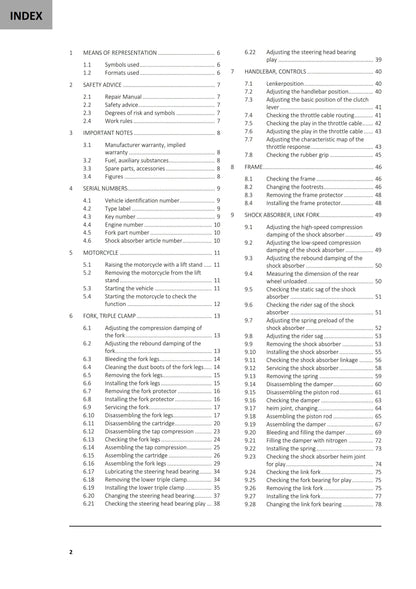 GasGas 2024 - ES 350F ES 350 - Service Workshop Repair Manual