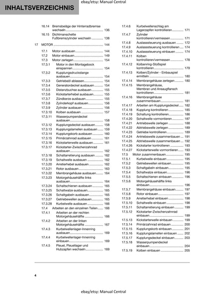 German Language - Husqvarna 2022 - TC 85 19/16 17/14- Reparaturanleitung