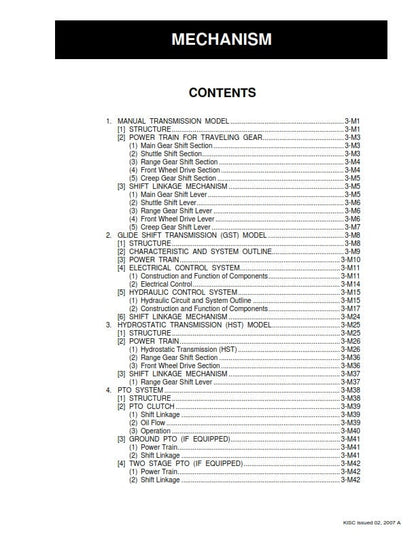 Kubota Tractor - L3130 L3430 L3830 L4630 L5030 - Workshop Service Repair Manual