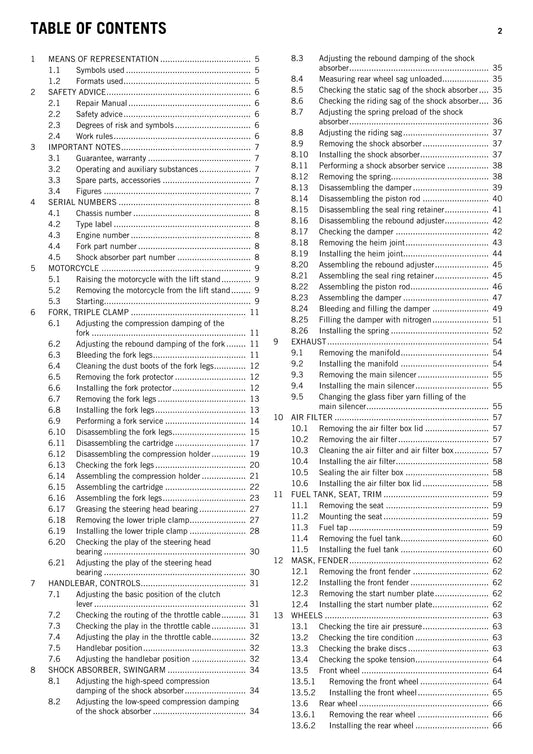 KTM 2013 - 85 SX 19/16 17/14 - Workshop Service Repair Manuals