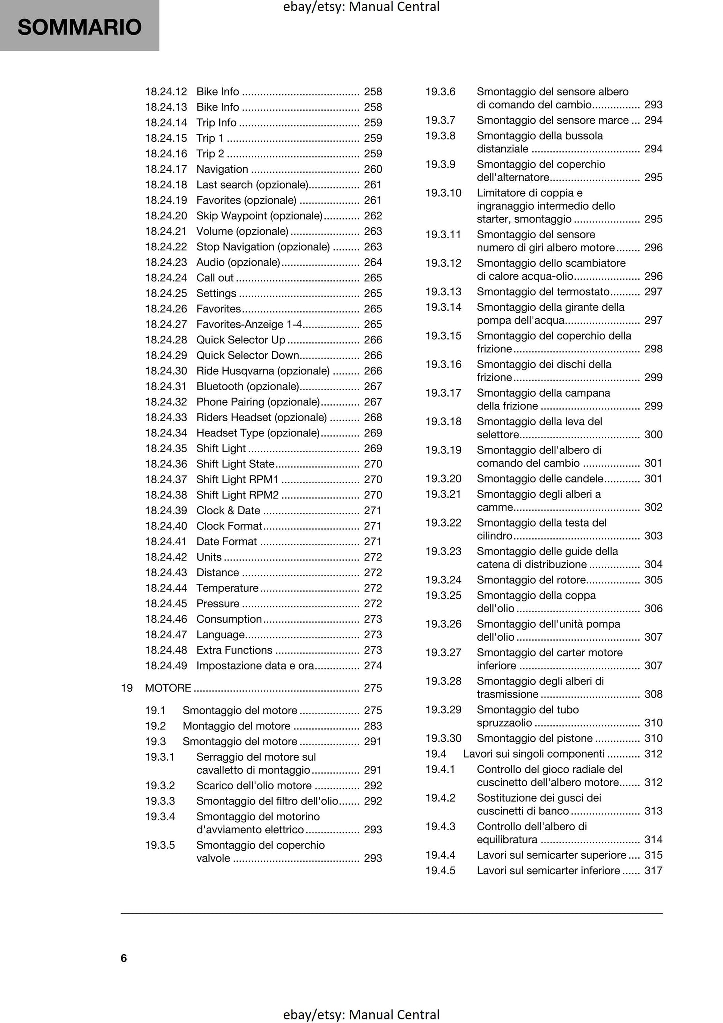 Italian Language - 2023 Husqvarna - Norden 901 & Expedition - Manuale Di Riparazione