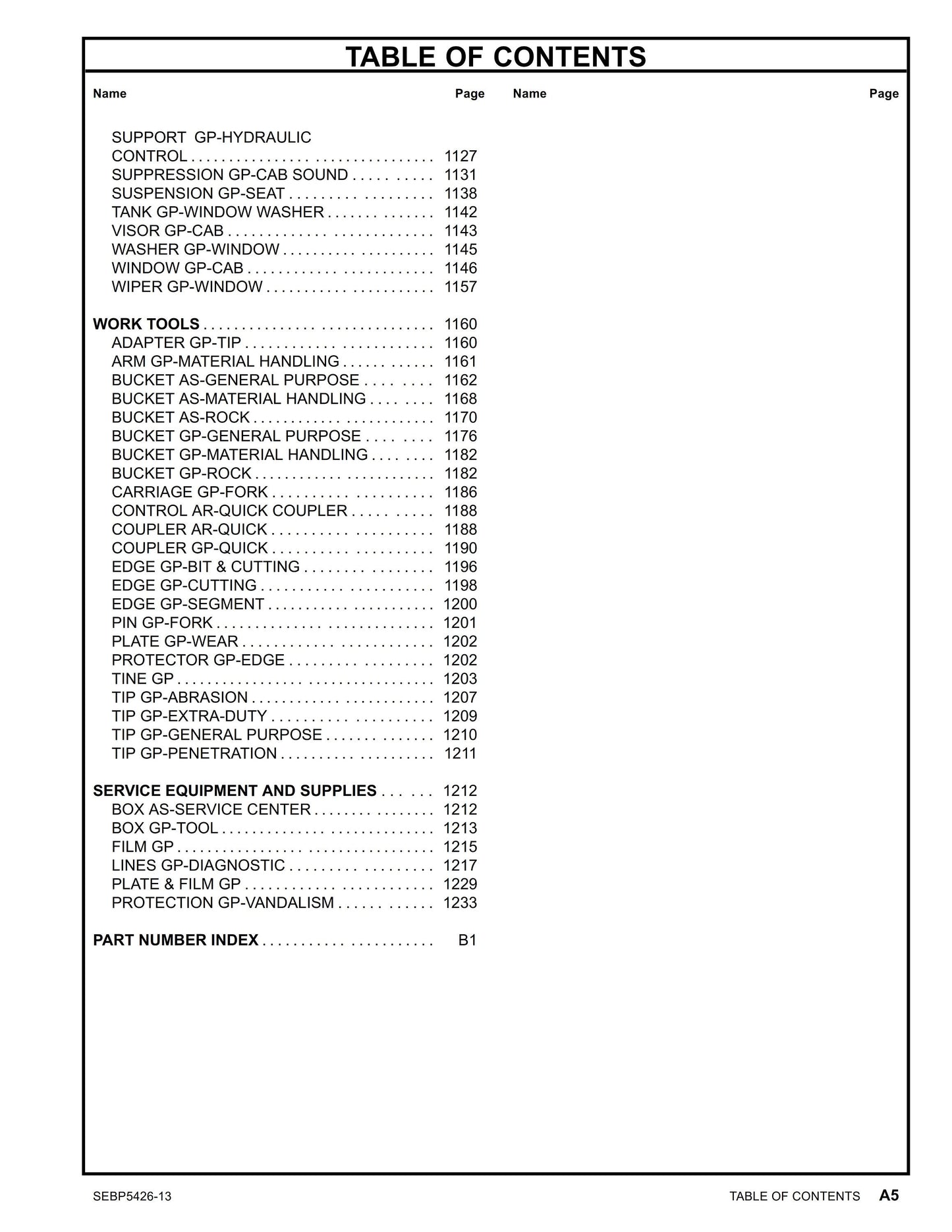 Caterpillar Parts Manual - 966H Wheel Loader