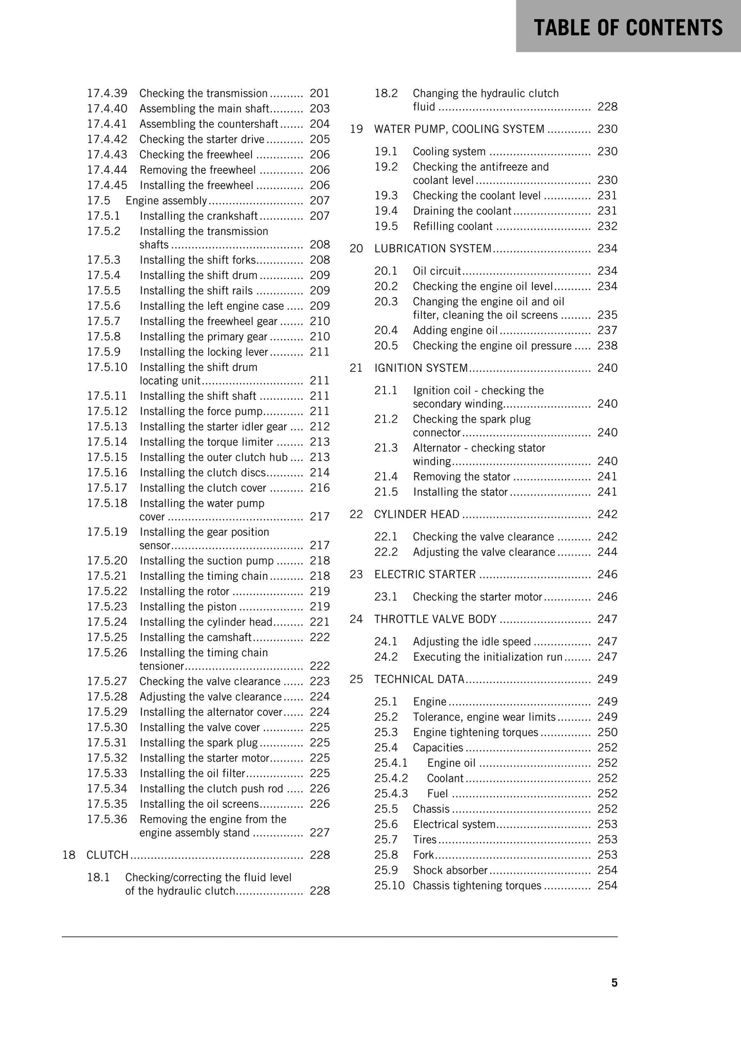 KTM 2015 - 450 Sx-f Factory Edition - Service Workshop Repair Manual