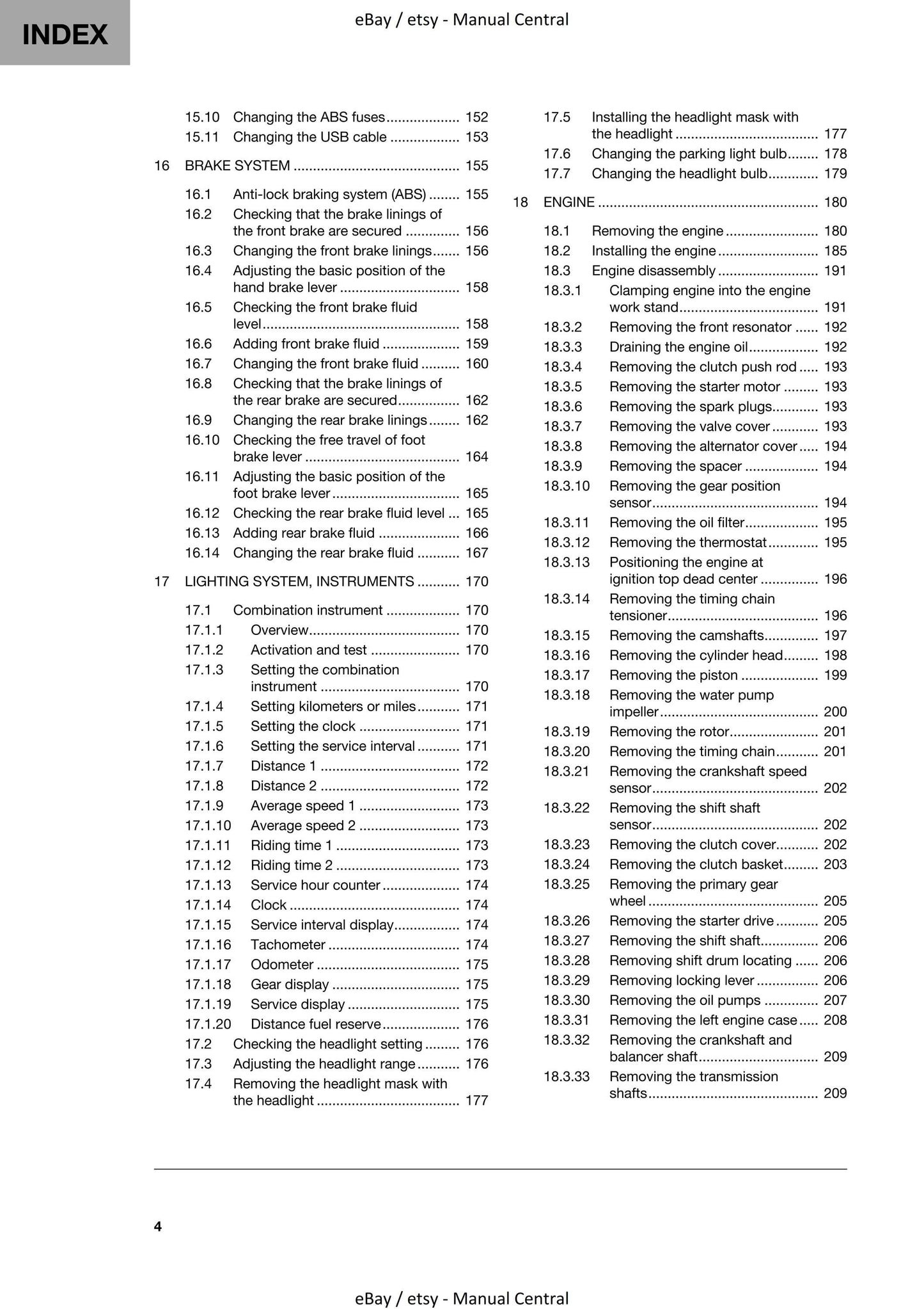 Husqvarna 2022 - 701 Supermoto Eu edition - Service Workshop Repair Manual