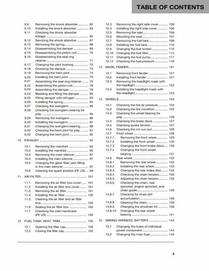 Husqvarna 2017 - FE 450 501 - Service Workshop Repair Manual
