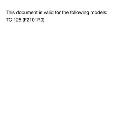 Husqvarna 2018 - TC 125 - Workshop Service Repair Manual