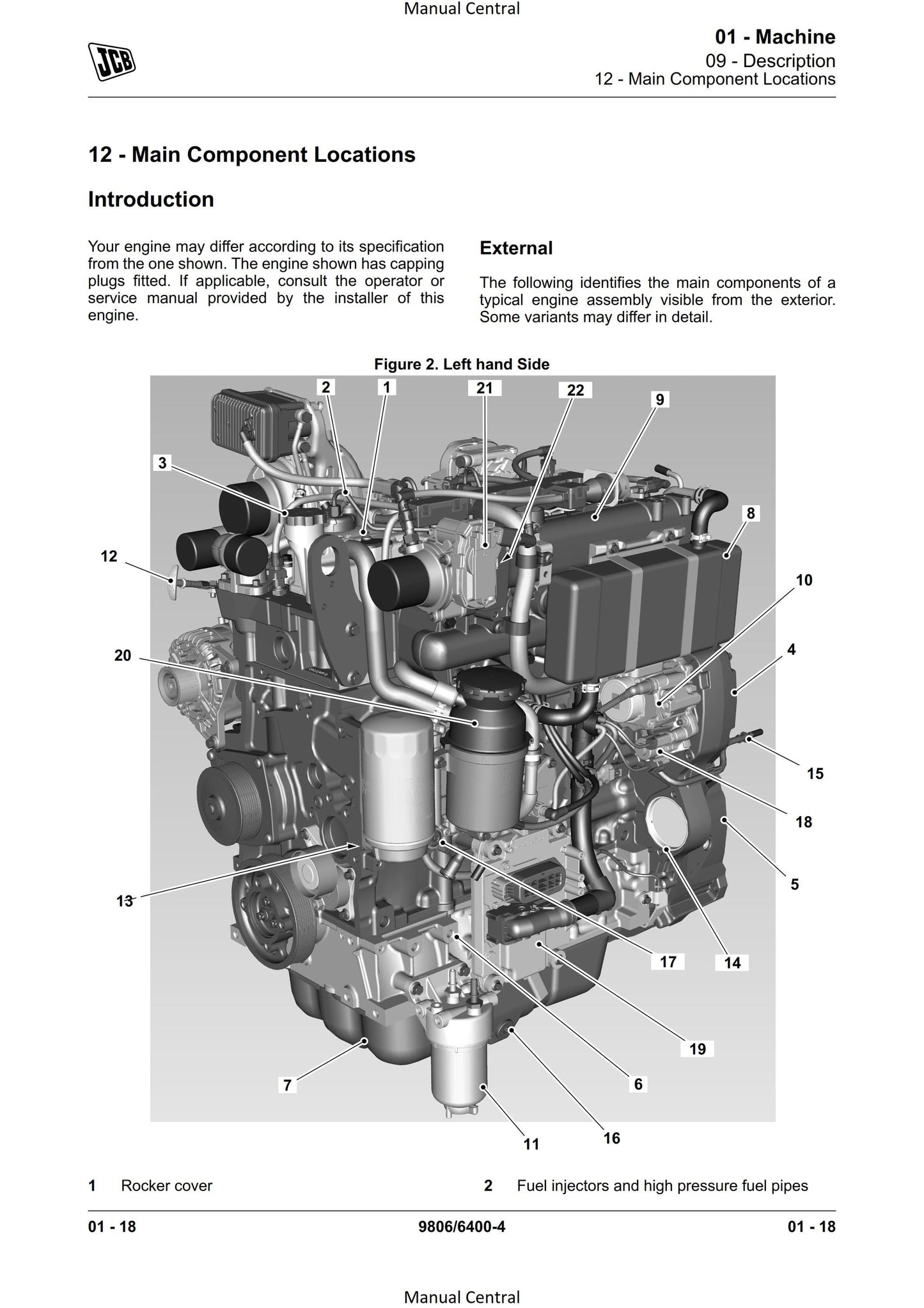 JCB T4F 444 448 Elec Engine (4 Cyl) - Service Workshop Repair Manual