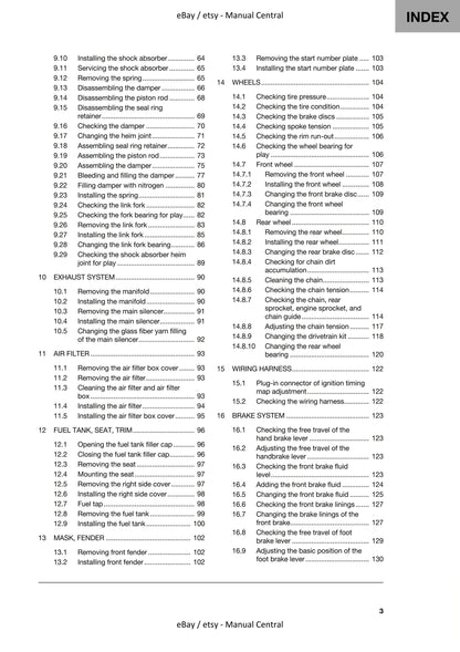 Husqvarna 2022 - TC 85 19/16 17/14 - Service Workshop Repair Manual