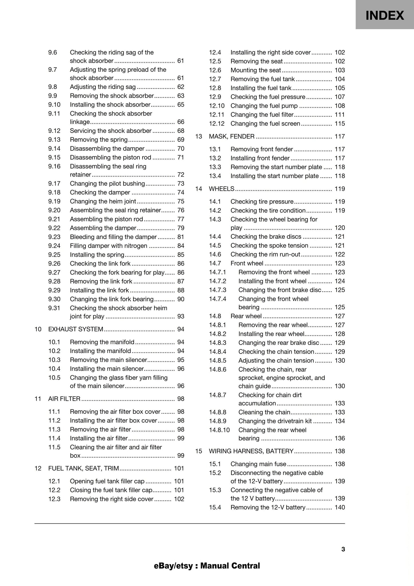 Husqvarna 2022 - FS 450 - Service Workshop Repair Manual
