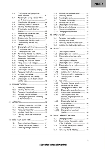 Husqvarna 2022 - FS 450 - Service Workshop Repair Manual