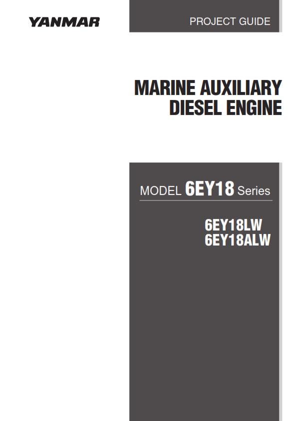 Yanmar Marine Auxiliary Diesel Engine - 6EY18 Series - 6EY18LW 6EY18ALW Project Guide