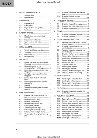 Husqvarna 2021 - Svartpilen 250 - Workshop Service Repair Manual