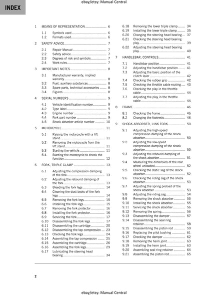 KTM 2020 - 300 Exc - Service Workshop Repair Manual