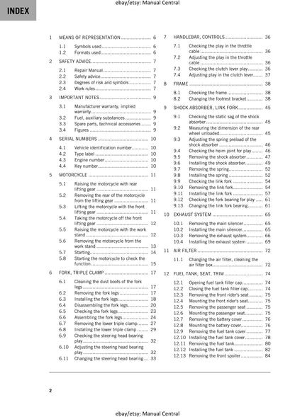 KTM 2020 - RC 125 - Service Workshop Repair Manual