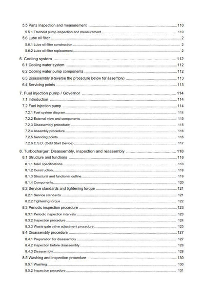 Yanmar Industrial Diesel Engine -  3TNV 4TNV Series - Service Repair Workshop Manual