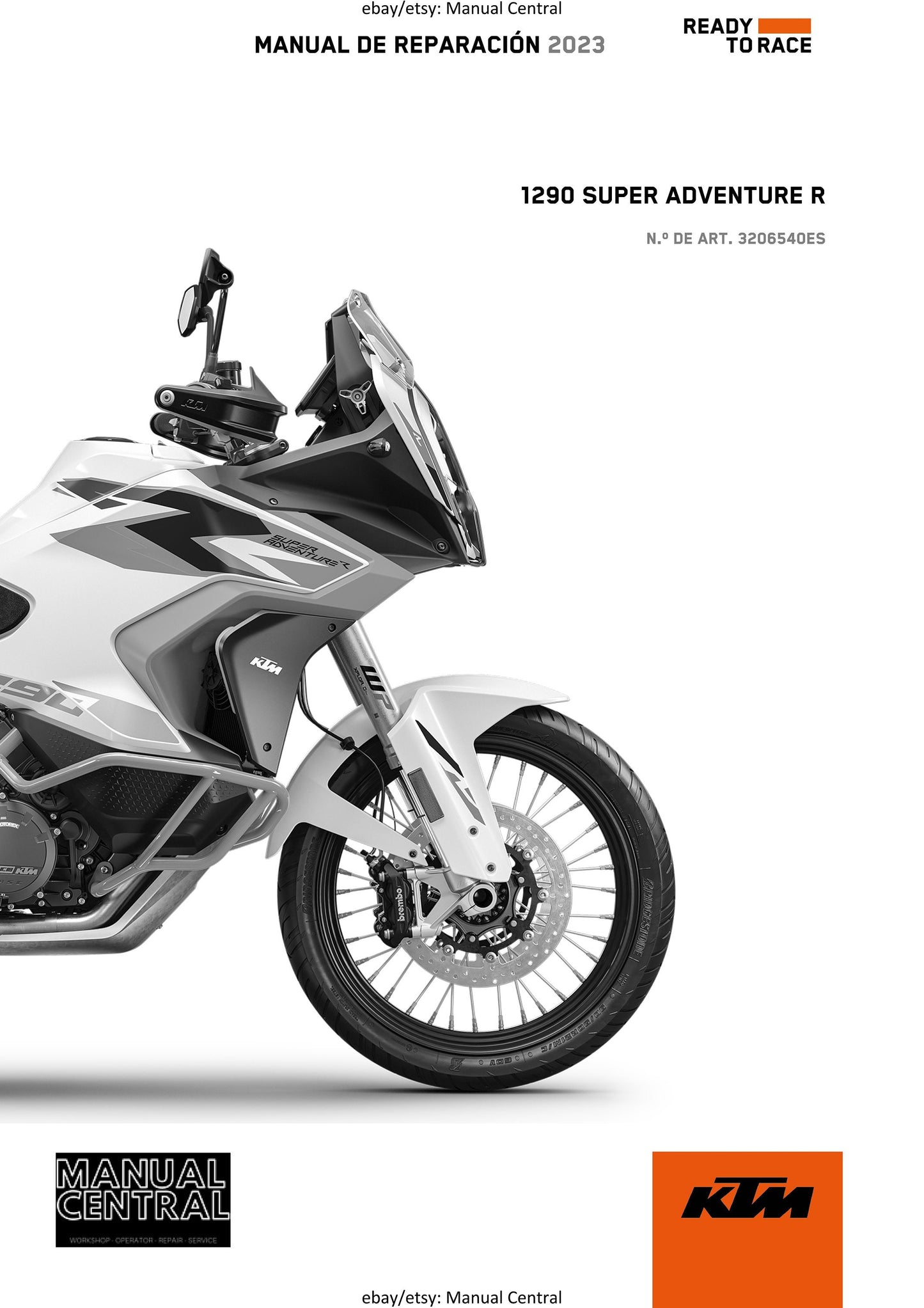 Spanish Language - KTM 2023 - 1290 Super Adventure R - Manual de Reparacion