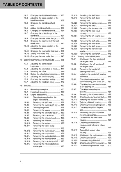 Husqvarna 2018 - TE 250 300 - Workshop Service Repair Manual