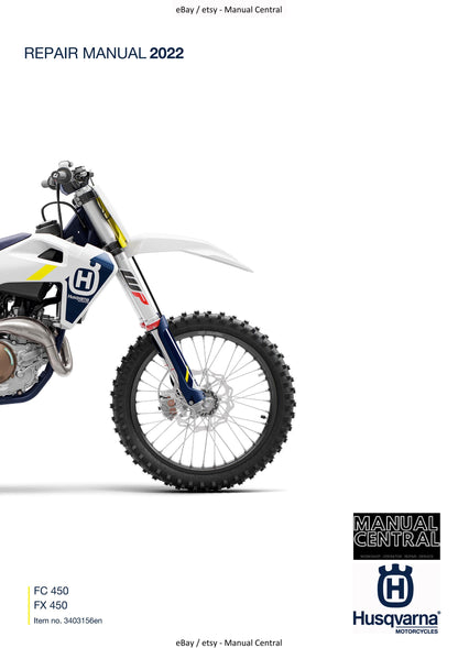 Husqvarna 2022 - FC FX 450 - Service Workshop Repair Manual