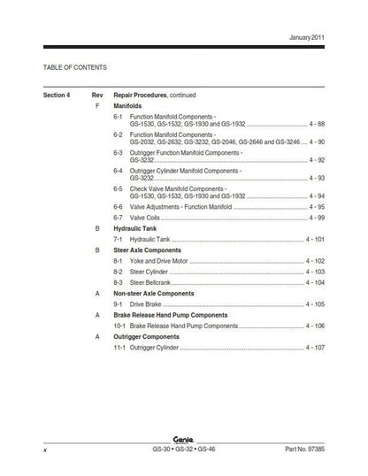 Genie - Service Manual - Gs-1530 Gs-1532 Gs-1930 Gs-1932 Gs-2032 Gs-2632 Gs-3232 Gs-2046 Gs-2646 Gs-3246 Gs-47047