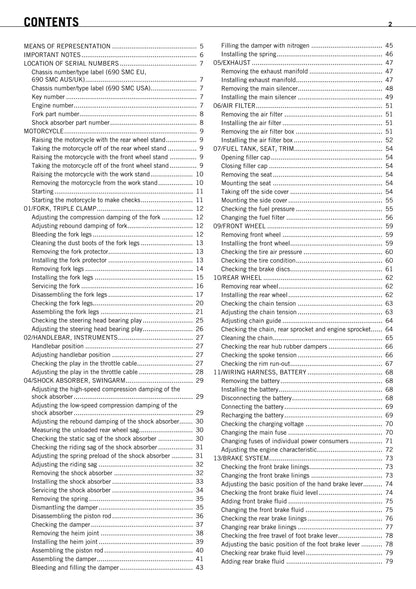 KTM 2010 - 690 SMC Eu Uk Usa Aus - Workshop Service Repair Manuals