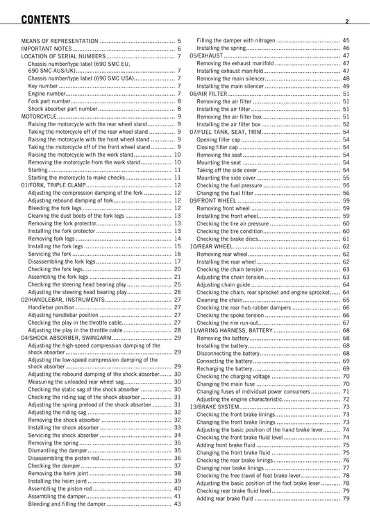 KTM 2010 - 690 SMC Eu Uk Usa Aus - Workshop Service Repair Manuals