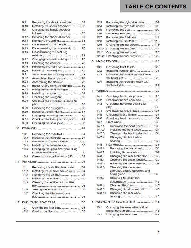 Husqvarna 2019 - FE 350 - Workshop Service Repair Manual