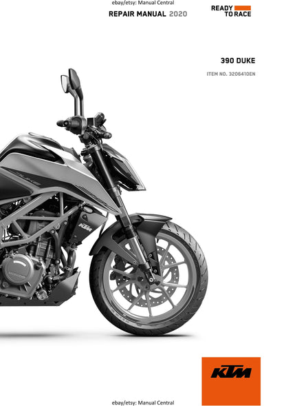 PDF - KTM 2020 - 390 Duke - Service Workshop Repair Manual