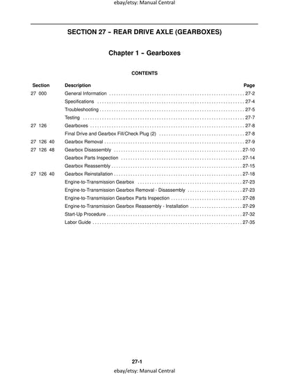 New Holland - Skid Steer LS180 LS190 - Workshop Service Repair Manual