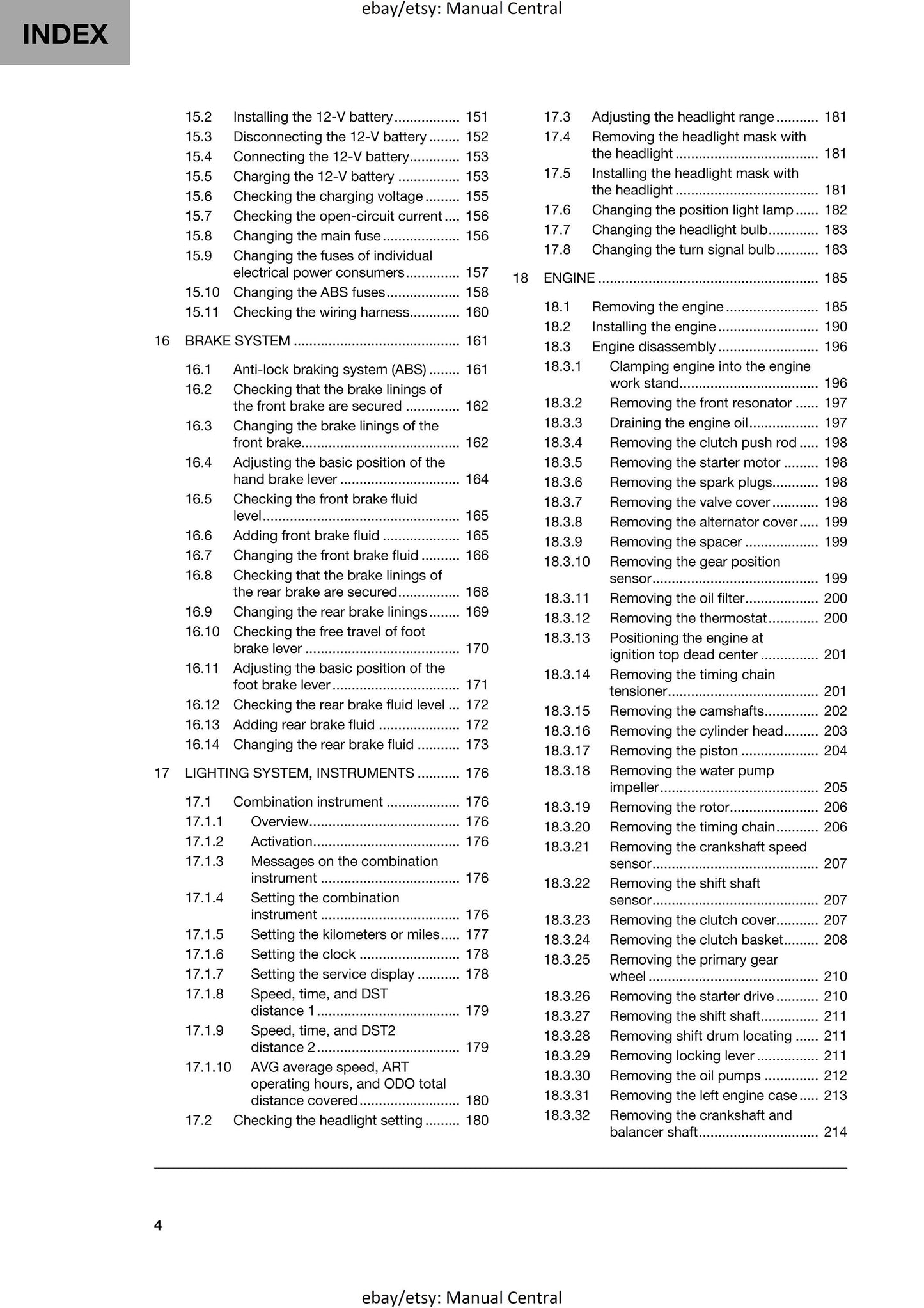 Husqvarna 2024 - 701 Enduro US Edition - Service Workshop Repair Manual