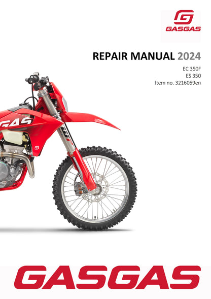 GasGas 2024 - ES 350F ES 350 - Service Workshop Repair Manual