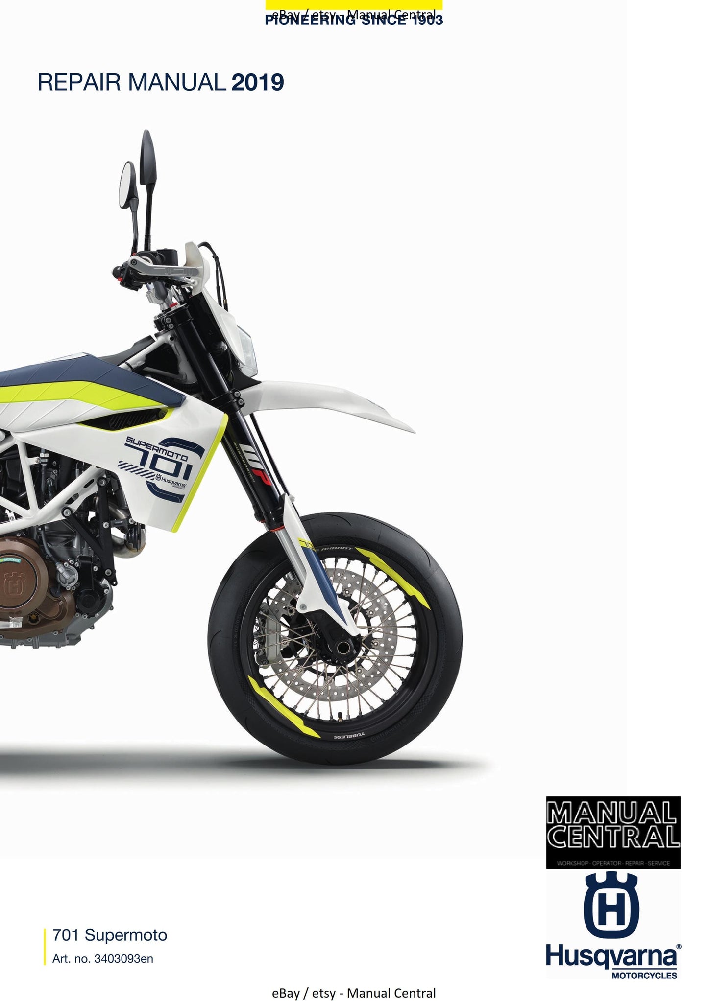 Husqvarna 2019 - 701 Supermoto - Workshop Service Repair Manual