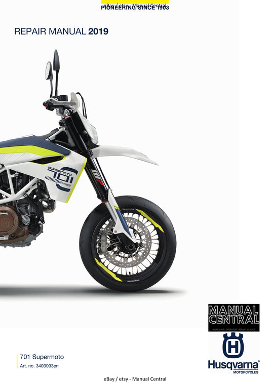 Husqvarna 2019 - 701 Supermoto - Workshop Service Repair Manual