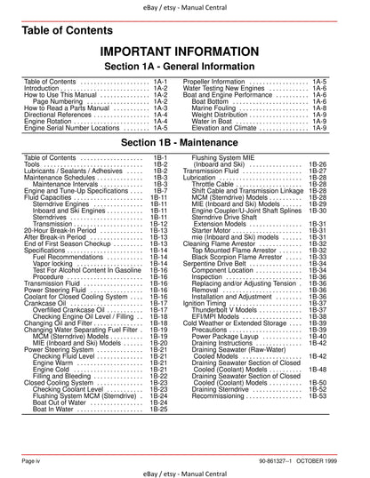 Mercury Mercruiser Service Manual 24 - Marine Engines GM V8 305 350 Cid (5.0L) (5.7L)