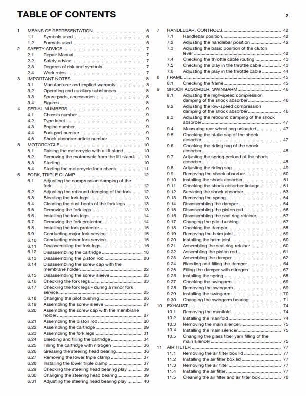 Husqvarna 2015 - FS 450 - Service Workshop Repair Manual