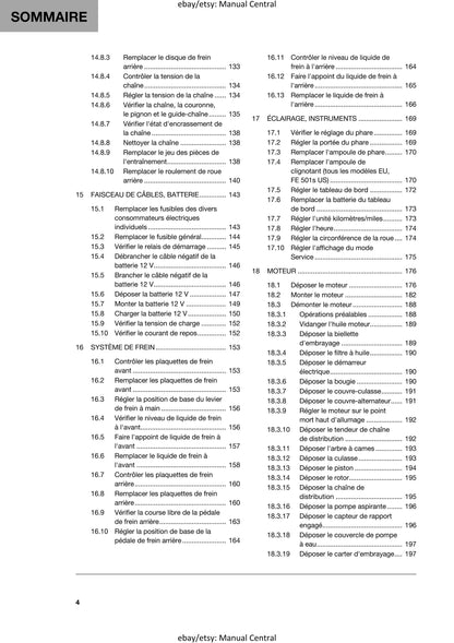 PDF - French Language - Husqvarna 2021 - FE 450 501 501s - Manuel De Reparation