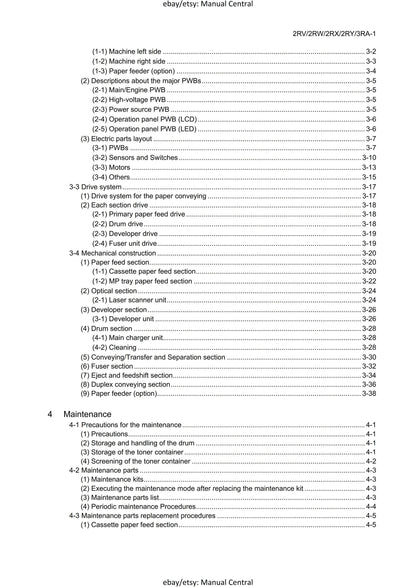 PDF - Kyocera Ecosys P2235dn P2235dw P2040dn P2040dw PF-1100 - Service Workshop Repair Manual - Jan 2017