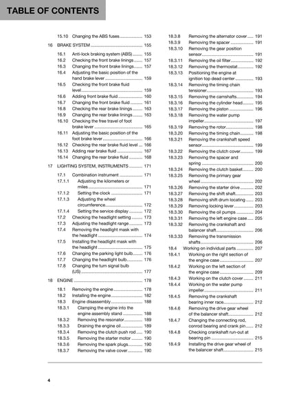 Husqvarna 2018 - 701 Supermoto - Workshop Service Repair Manual