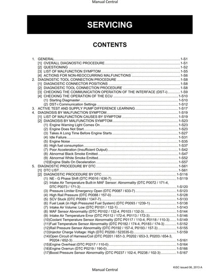Kubota Diagnosis Manual - Common Rail System - V3307-CR-TE4