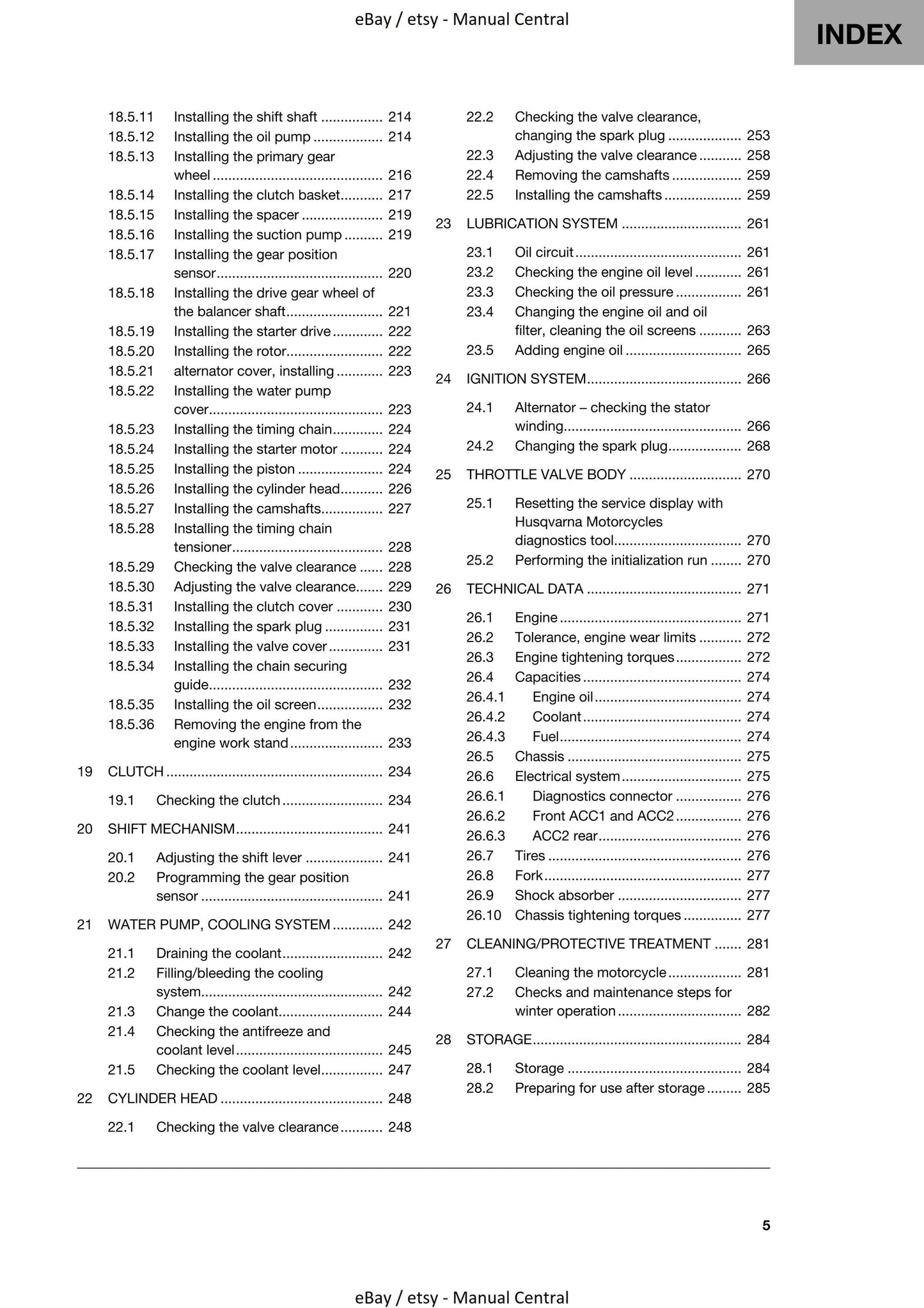 Husqvarna 2019 - Svartpilen 401 - Workshop Service Repair Manual