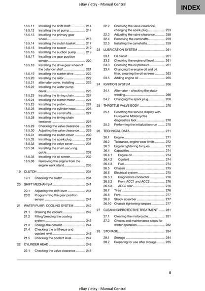 Husqvarna 2019 - Svartpilen 401 - Workshop Service Repair Manual