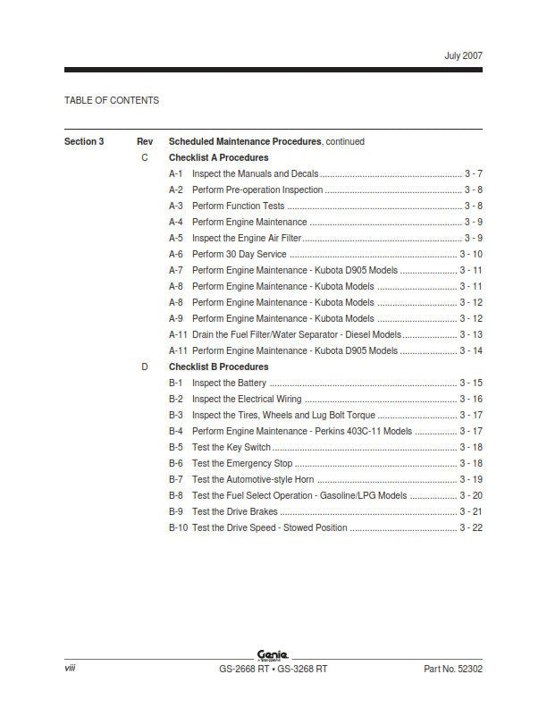 Genie - Service Manual - Gs-2668 Gs-3268 RT