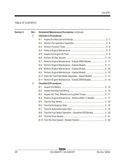 Genie - Service Manual - Gs-2668 Gs-3268 RT