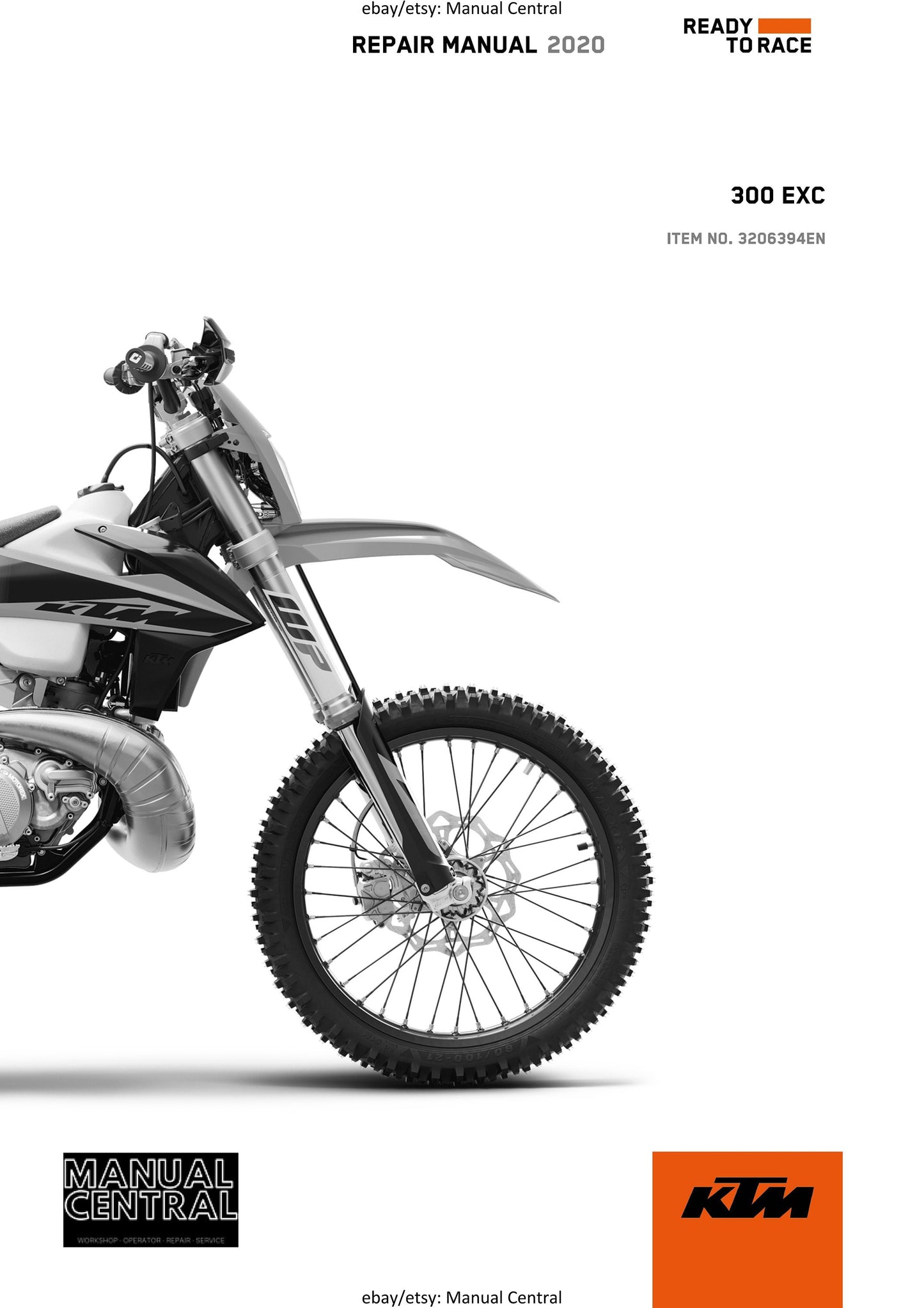 KTM 2020 - 300 Exc - Service Workshop Repair Manual