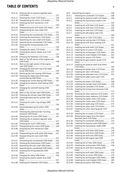 KTM 2012 - 125 200 Duke - 2013 Col - Service Workshop Repair Manual